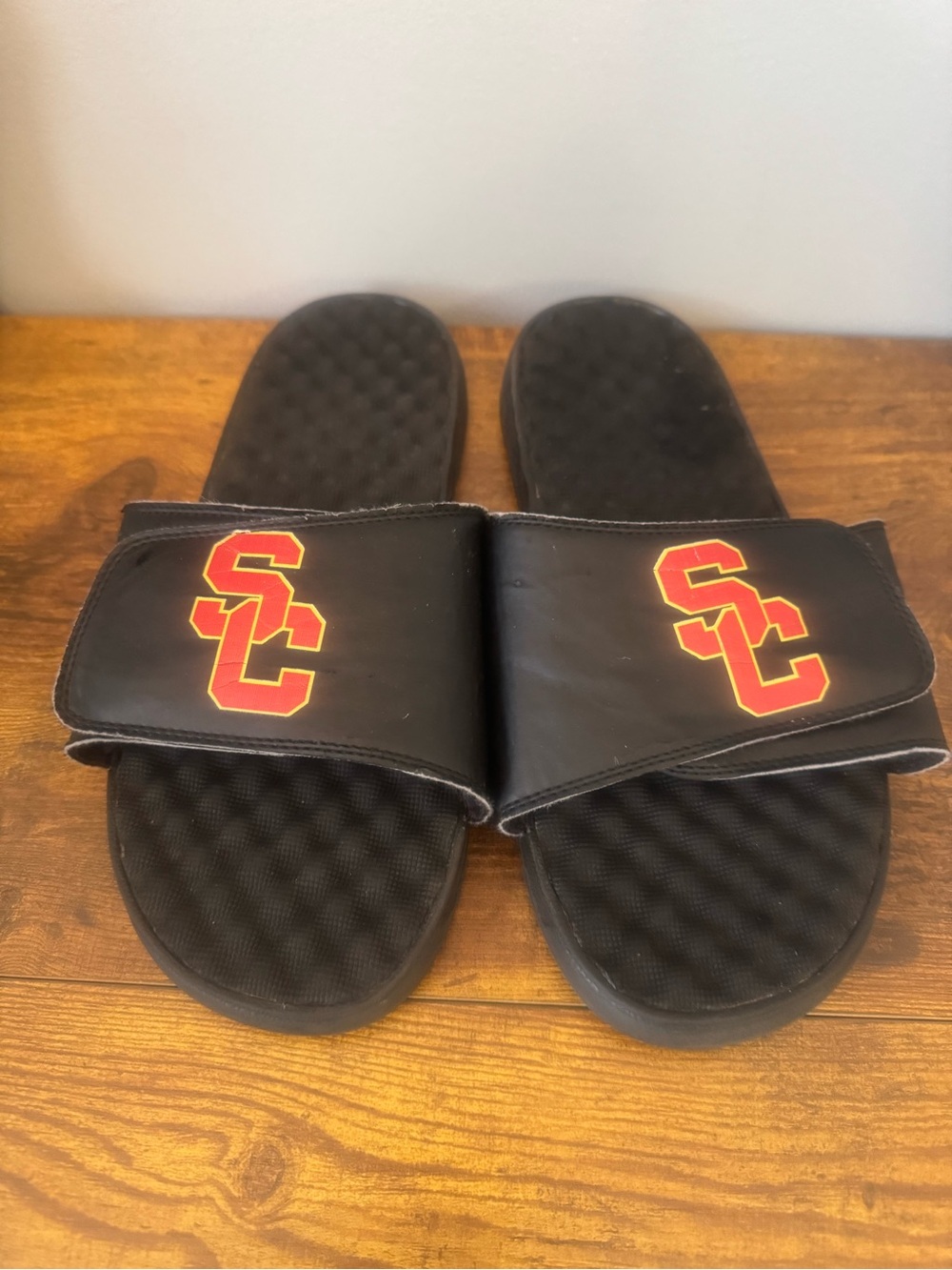 ISlide USC Trojans Slide Sandals Black Adjustable NCAA College‎ Men Size 11